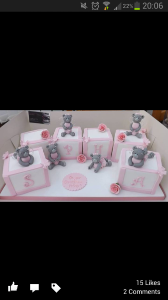 How should I decorate the cake for DD's christening?