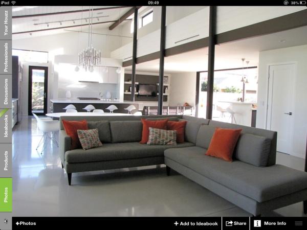 What colour scheme for the living room?