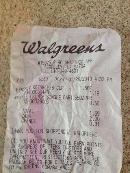 I found this in my handbag today