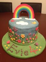 Can anyone give me tips for making a rainbow cake?