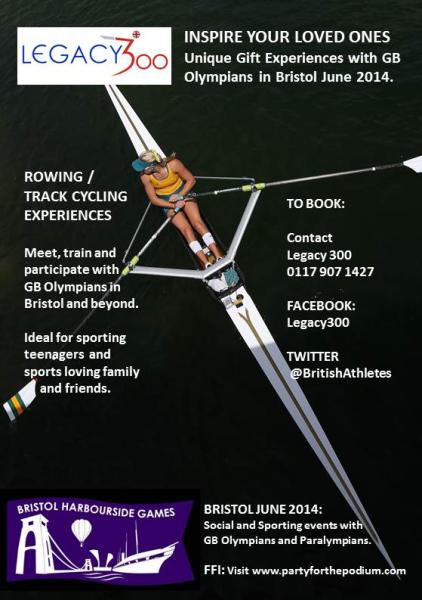 TRAINING DAY EXPERIENCES WITH TEAM GB OLYMPIANS (Bristol / UK)
