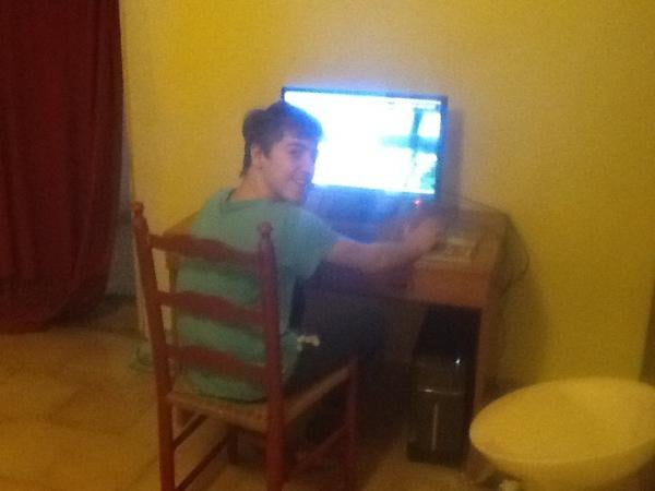 I've actually cried all over a computer. That I think I broke.