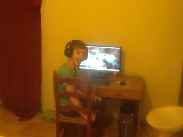 I've actually cried all over a computer. That I think I broke.