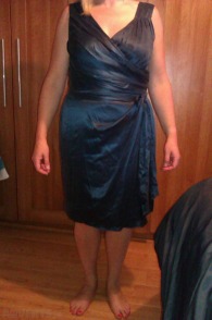 What colour tights do I wear with this dress for my christmas party?