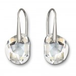 What earrings with charcoal dress?