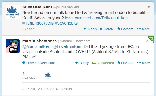 Moving from London to beautiful Kent!