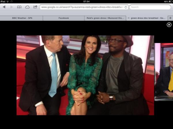 Suzanna Reid's green dress