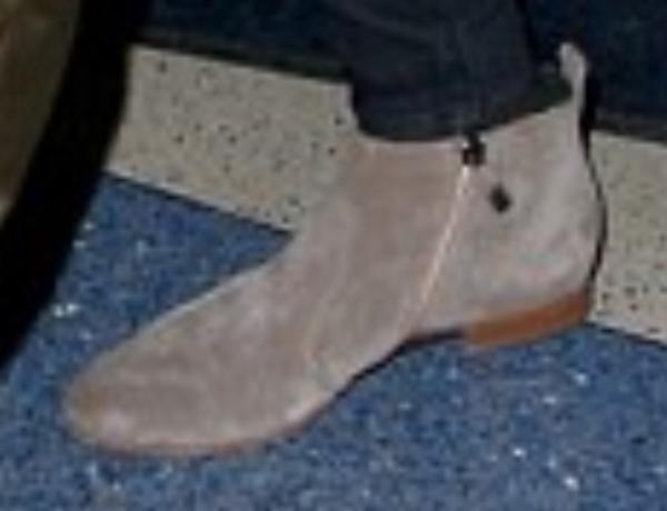 Grey ankle boots