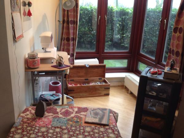 My sewing corner:)))