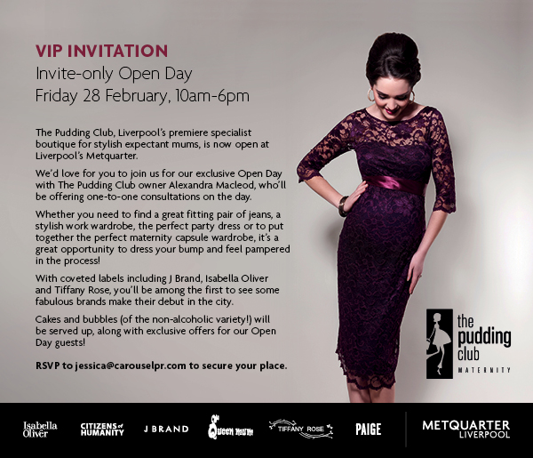 Liverpool Maternity Boutique Opening- 'The Pudding Club', Fri 28th Feb '14