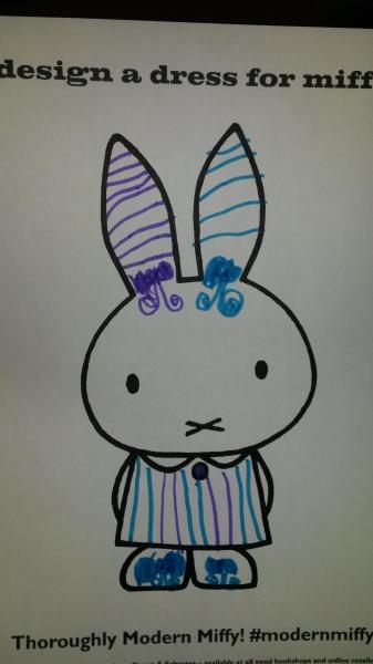 Design a dress for Miffy and win a fabulous Miffy lamp worth £160.
