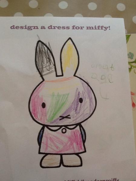 Design a dress for Miffy and win a fabulous Miffy lamp worth £160.
