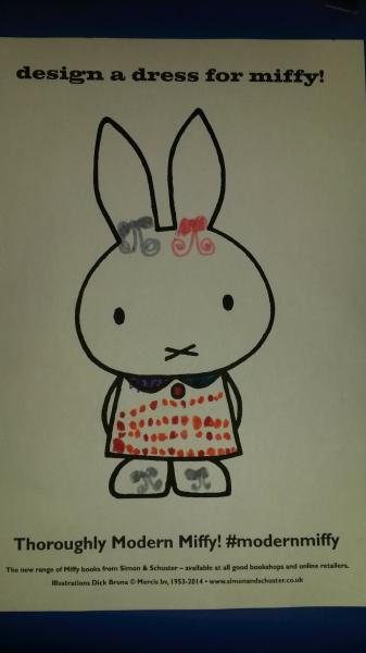 Design a dress for Miffy and win a fabulous Miffy lamp worth £160.