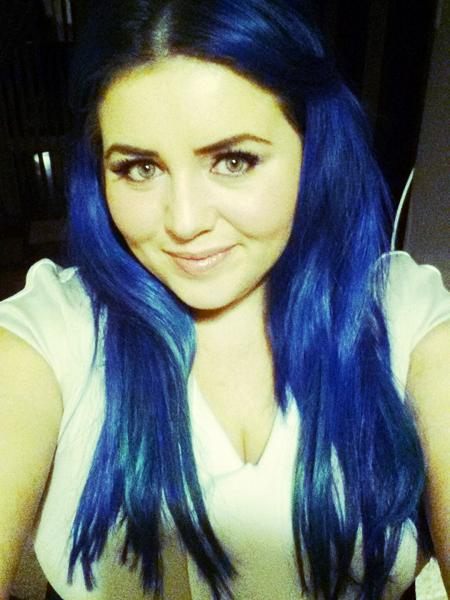 I tried to be cool, now I have blue hair that won't go away
