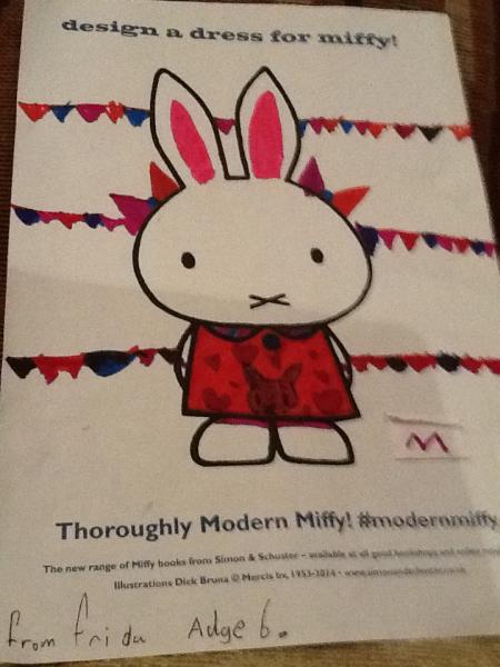 Design a dress for Miffy and win a fabulous Miffy lamp worth £160.