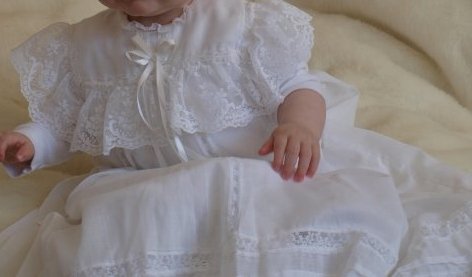 Christening outfit for a boy