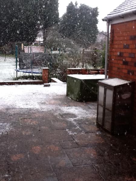 Snow where you are?