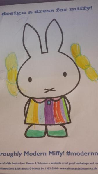 Design a dress for Miffy and win a fabulous Miffy lamp worth £160.