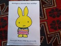 Design a dress for Miffy and win a fabulous Miffy lamp worth £160.