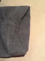 Right stitch for taking up school trousers