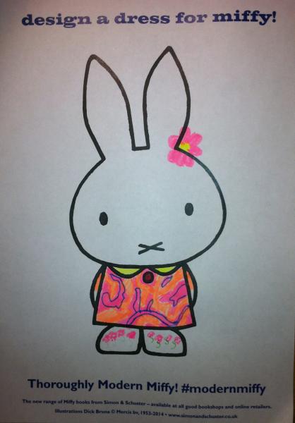 Design a dress for Miffy and win a fabulous Miffy lamp worth £160.