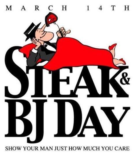 Steak and blowjob day