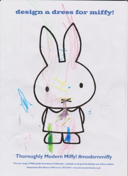 Design a dress for Miffy and win a fabulous Miffy lamp worth £160.