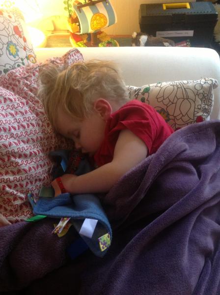 A morning in A+E with Mini Hazey and a sprained ankle.