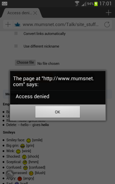 Access denied