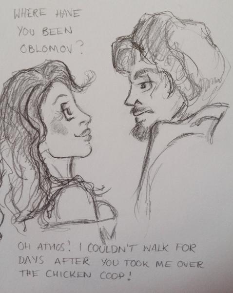 They were never this sexy as cartoon dogs! Musketeers Wenchnet chat part V