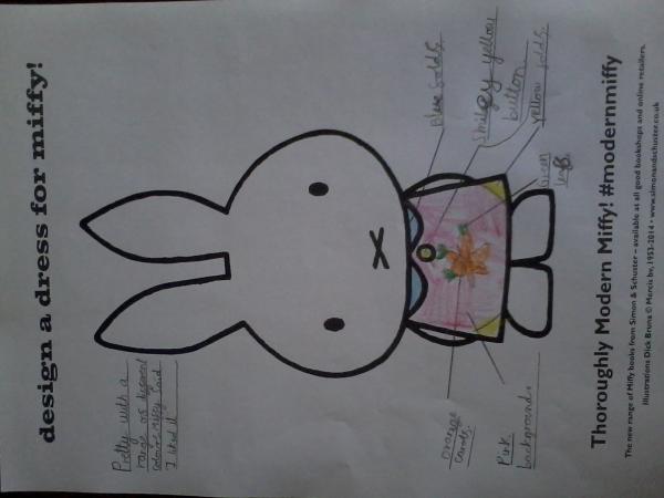 Design a dress for Miffy and win a fabulous Miffy lamp worth £160.