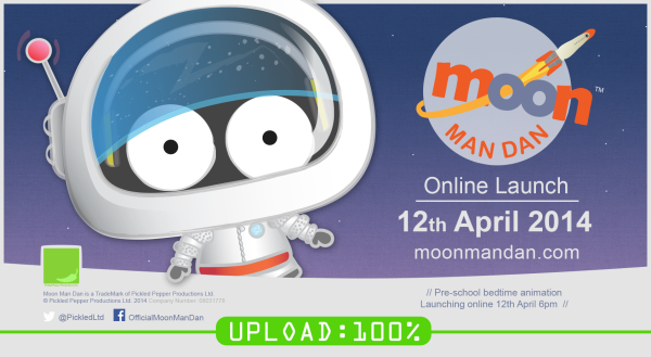Children's bedtime animation, Moon Man Dan