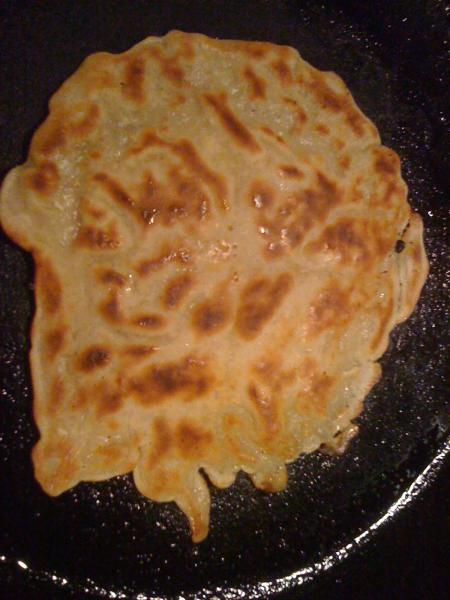 Perfectly good pancakes made with just s/r flour and water, and they cost 1p each!
