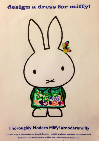 Design a dress for Miffy and win a fabulous Miffy lamp worth £160.