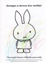 Design a dress for Miffy and win a fabulous Miffy lamp worth £160.