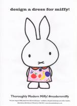 Design a dress for Miffy and win a fabulous Miffy lamp worth £160.
