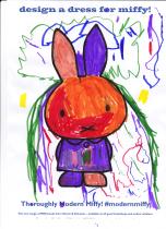 Design a dress for Miffy and win a fabulous Miffy lamp worth £160.