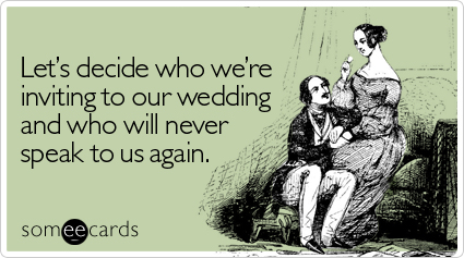 To be upset about being uninvited for being pregnant!
