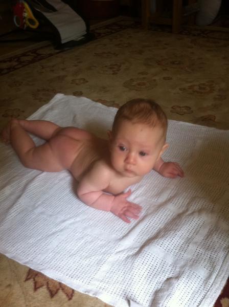 To be annoyed someone called my baby fat?