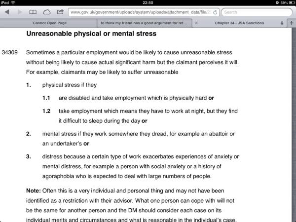 to think my friend has a good argument for refusing to attend this job interview?