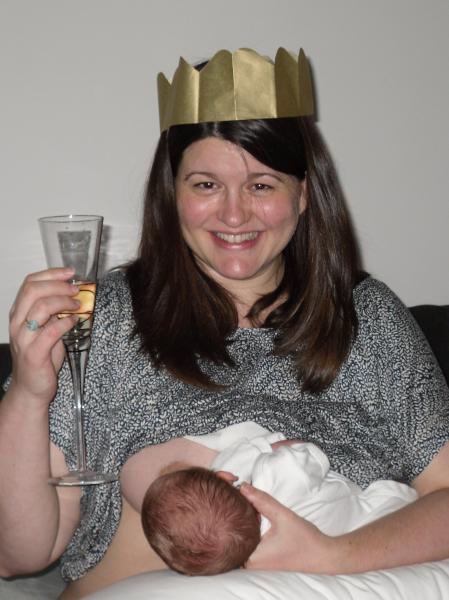 Wine and breastfeeding.