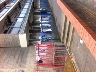 to think it's perfectly normal that tenants would need to dry their clothes somehow, either indoors or outdoors?
