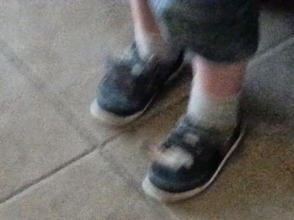 Problem with Clarks Boys Soft Plane First Shoes - tabs coming out