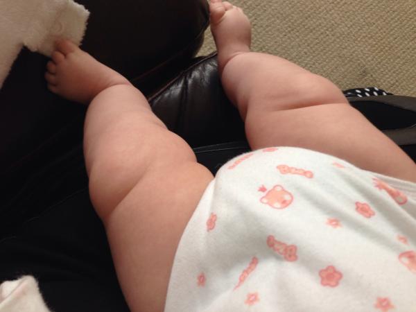 To be annoyed someone called my baby fat?