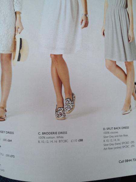 Leopard loafers in The White Company SS14 catalogue