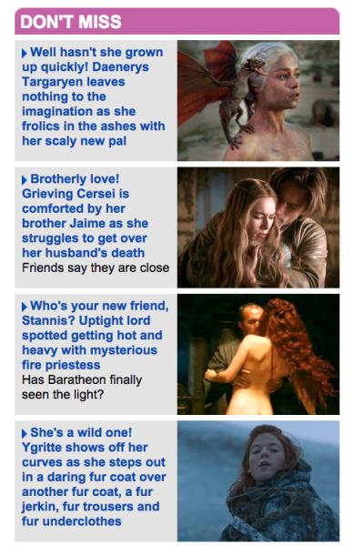 GAME OF THRONES Season 4