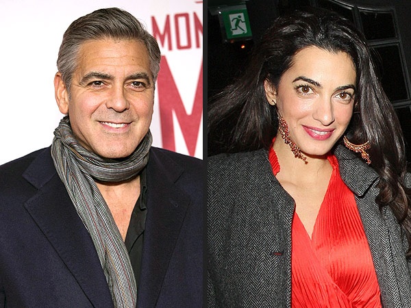 To think George Clooney's mother is deluded if he thinks he is his fiancee's intellectual equal?