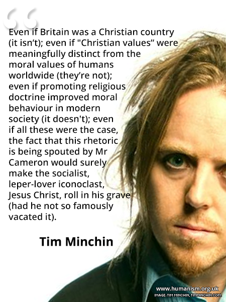 to think there is nothing wrong with saying britain is a christian country