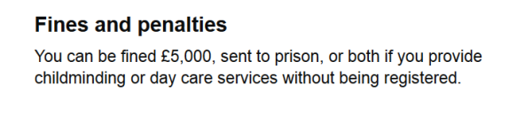 You can be fined £5,000, sent to prison, or both if you...