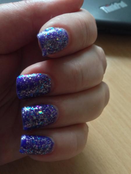 To wear glittery nail polish at my age?